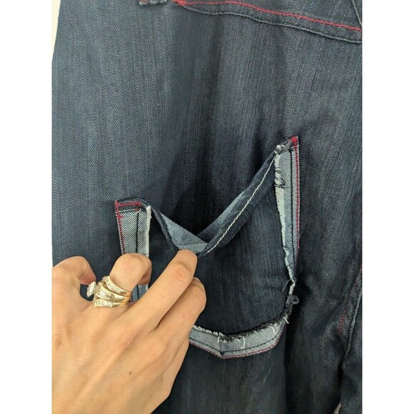 Marithe Francois Girbaud Men's Jeans 42x34 90s Denim Baggy Wide-Leg Denim - Picture 8 of 15